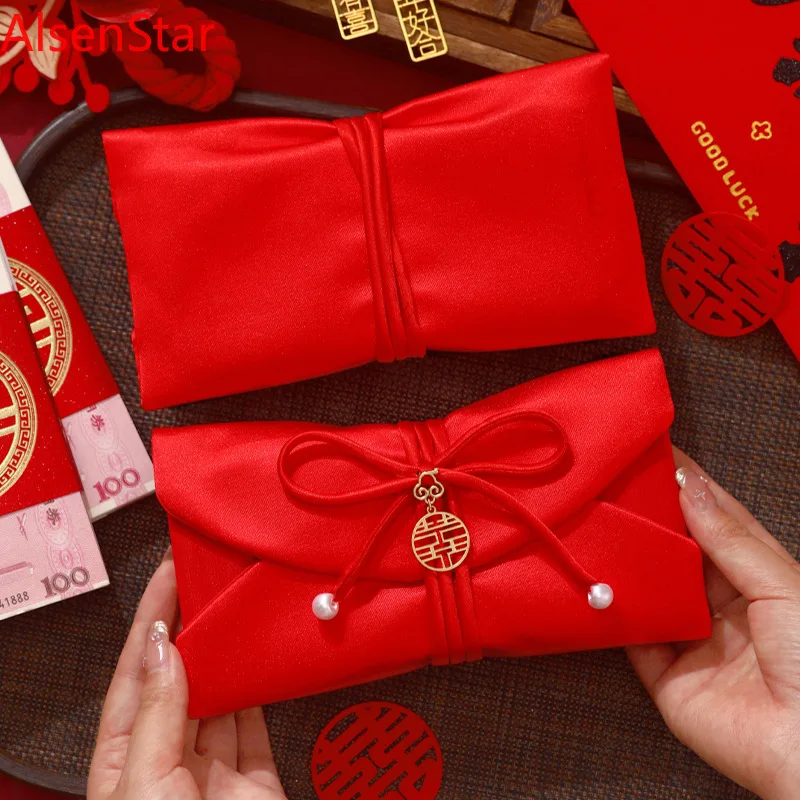 Chinese Bowknot Red Envelope Bag Word Wedding Engagement Money Gift Bag Ten Thousand Yuan Brocade Silk Cloth Red Envelope
Chinese Bowknot Red Envelope Bag Word Wedding Engagement Money Gift Bag Ten Thousand Yuan Brocade Silk Cloth Red Envelope