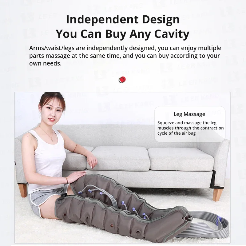 8-камерный массажер для ног под давлением воздуха, медицинский венозный аппарат для физиотерапии под давлением вестибуюле, бытовой аппарат для пожилых людей
8-камерный массажер для ног под давлением воздуха, медицинский венозный аппарат для физиотерапии под давлением вестибуюле, бытовой аппарат для пожилых людей