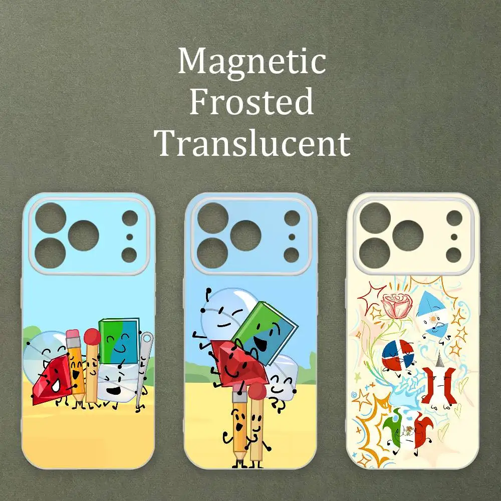 B-BFDI x II Matte Frosted Semi-transparent Magnetic TPU Case For iPhone 17 11 13 14 15 16 12 Pro Max
B-BFDI x II Matte Frosted Semi-transparent Magnetic TPU Case For iPhone 17 11 13 14 15 16 12 Pro Max