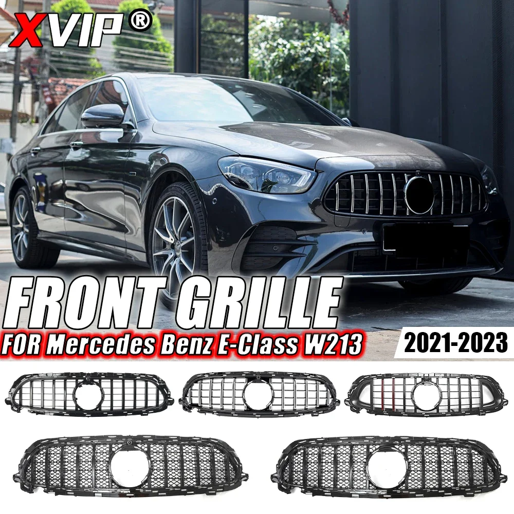 XVIP Chrome Silver Diamonds Style Bumper Grille For Mercedes Benz W213 E-Class E53 AMG E350 E450 2021-2023 Front Racing Grilles
XVIP Chrome Silver Diamonds Style Bumper Grille For Mercedes Benz W213 E-Class E53 AMG E350 E450 2021-2023 Front Racing Grilles