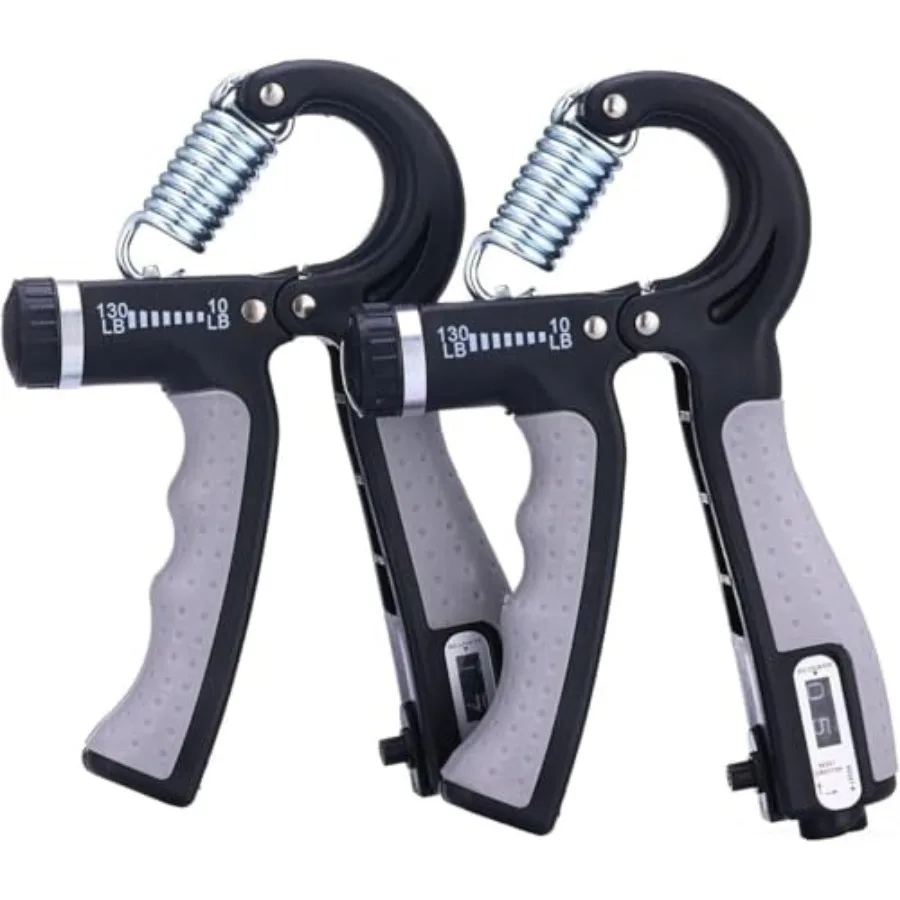 Тренажеры для укрепления хвата Hand Strengthener Grip, 2 шт., с регулируемым сопротивлением 10-130 фунтов, черные, для тренировки силы рук
Тренажеры для укрепления хвата Hand Strengthener Grip, 2 шт., с регулируемым сопротивлением 10-130 фунтов, черные, для тренировки силы рук