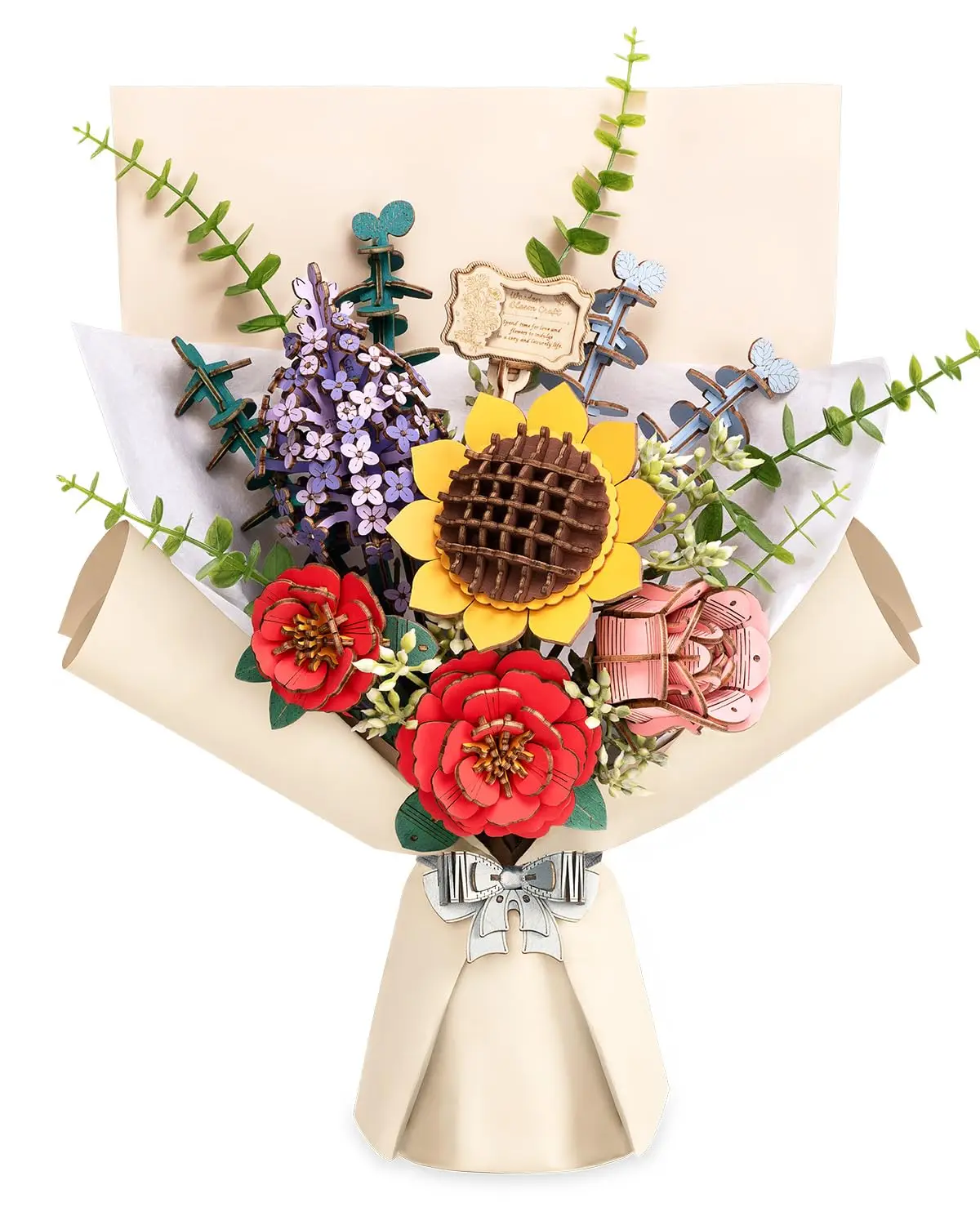 Robotime Rowood DIY Wooden Flower Bouquet Beautiful Hand-Make Gifts Eco-friend Materials 3D Wooden Puzzle for GirlFriends Decor
Robotime Rowood DIY Wooden Flower Bouquet Beautiful Hand-Make Gifts Eco-friend Materials 3D Wooden Puzzle for GirlFriends Decor