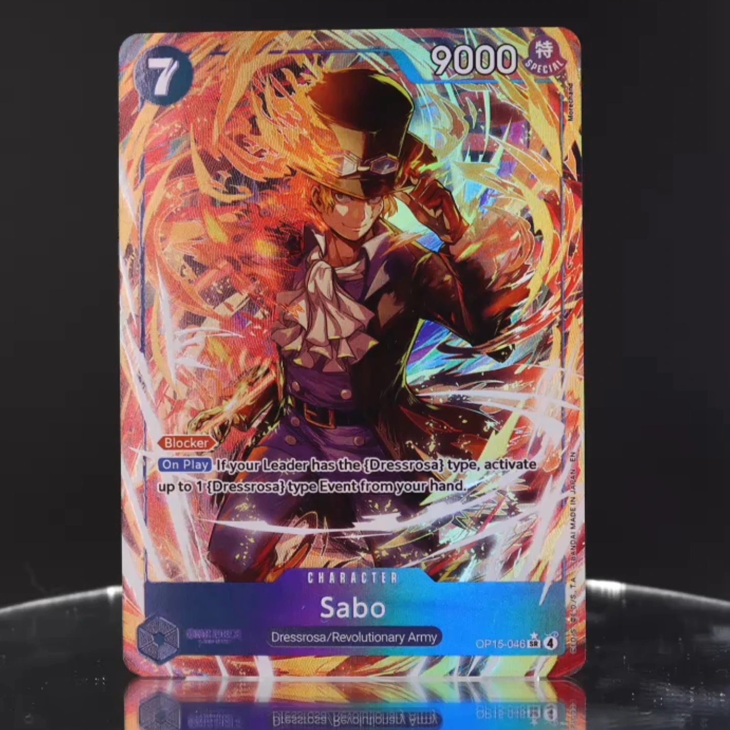 Набор из 4 карт One Piece TCG OPCG, английская версия OP15-046, Сабо 7, синий Сабо SR, текстурированная фольга, тисненая карта, коллекционные аниме-карты
Набор из 4 карт One Piece TCG OPCG, английская версия OP15-046, Сабо 7, синий Сабо SR, текстурированная фольга, тисненая карта, коллекционные аниме-карты