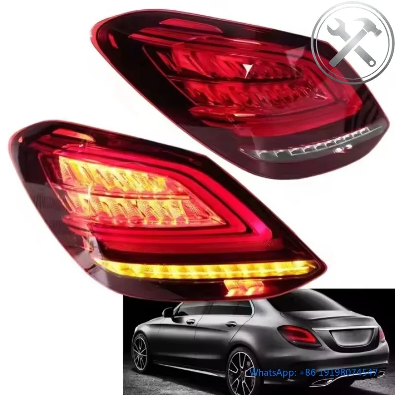 High Quality OEM Full LED Taillights Assembly For Compact Sedan W205 C‑Class 2019‑2021 6000K Cool White Sequential DRL 12V Aut
High Quality OEM Full LED Taillights Assembly For Compact Sedan W205 C‑Class 2019‑2021 6000K Cool White Sequential DRL 12V Aut
