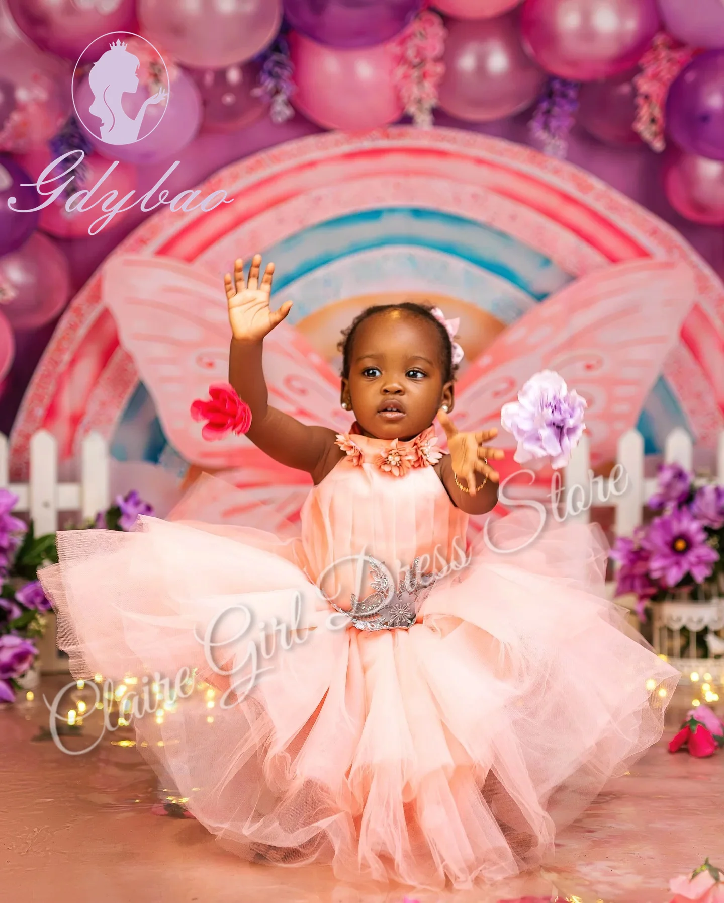 Customized Lace Tulle Flower Girl Dresses For Wedding Sleeveless Appliques Kids Birthday Party First Communion Pageant Gown
Customized Lace Tulle Flower Girl Dresses For Wedding Sleeveless Appliques Kids Birthday Party First Communion Pageant Gown