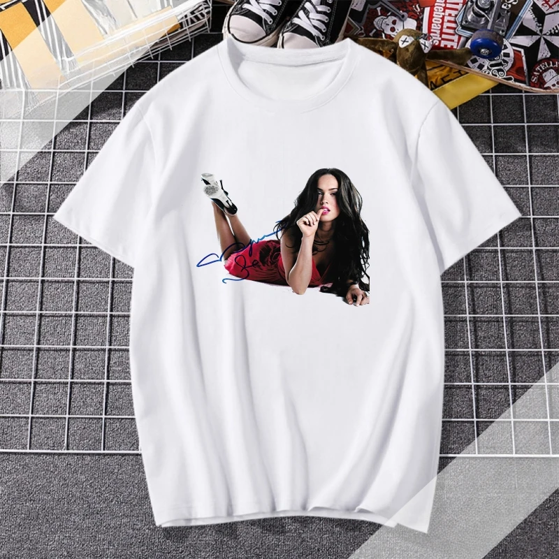 Harajuku Men's T-shirts Streetwear Tops Graphic Funny Tees Megan Fox Goth Clothes Movie Actress Y2k Clothing T-shirt
Harajuku Men's T-shirts Streetwear Tops Graphic Funny Tees Megan Fox Goth Clothes Movie Actress Y2k Clothing T-shirt