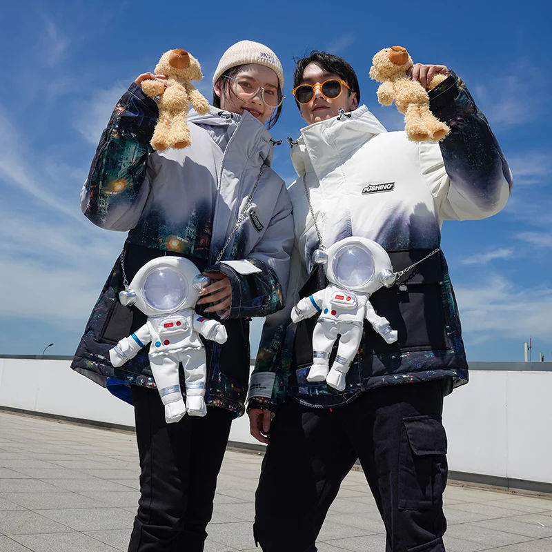 Tie Dye adient Men's down Jaet Youthful Sle Outdoor Sports Winter Thiened Polyester Fiber Regular Fit Snowproof
Tie Dye adient Men's down Jaet Youthful Sle Outdoor Sports Winter Thiened Polyester Fiber Regular Fit Snowproof