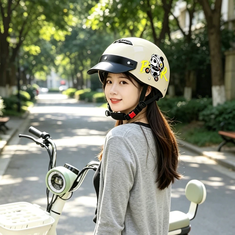 Unisex retro-style sun-protective half helmets suitable for all seasons, versatile for electric bikes, motorcycles, and bicycles
Unisex retro-style sun-protective half helmets suitable for all seasons, versatile for electric bikes, motorcycles, and bicycles