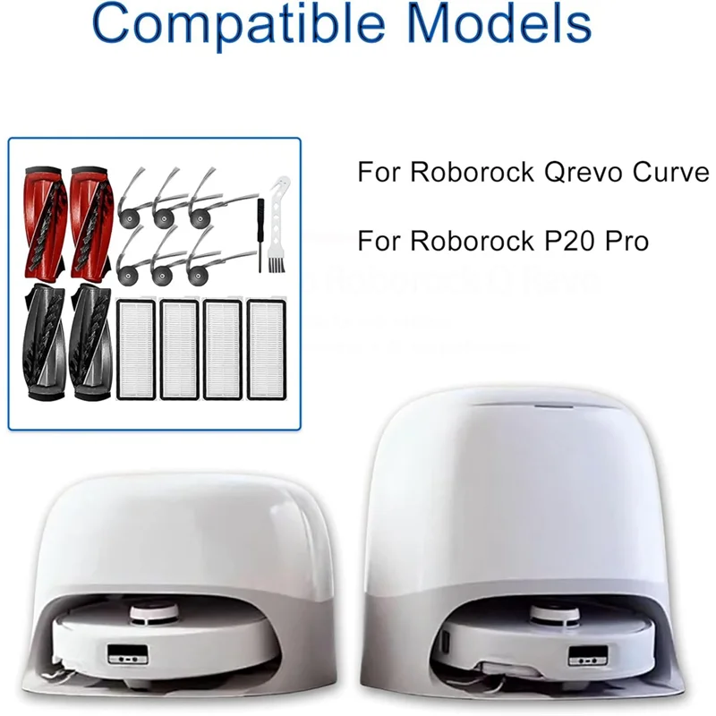 N11R 16 шт. для Roborock Qrevo Curve/P20 Pro запасные части для пылесоса моющаяся основная щетка фильтр с боковой щеткой
N11R 16 шт. для Roborock Qrevo Curve/P20 Pro запасные части для пылесоса моющаяся основная щетка фильтр с боковой щеткой