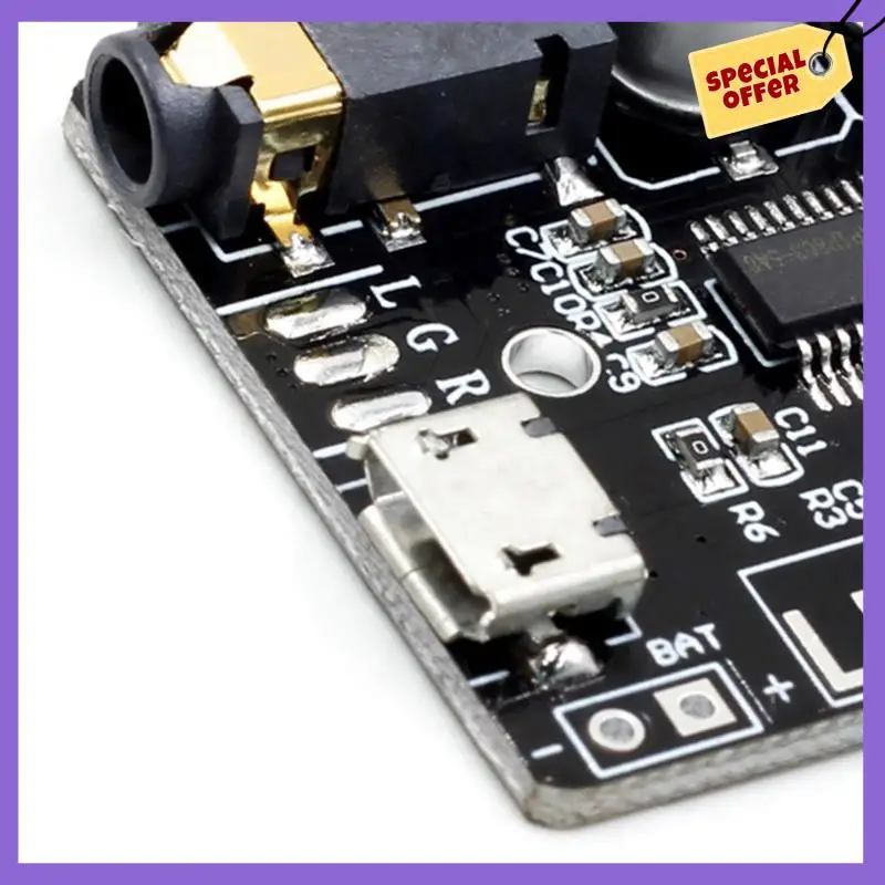 -A96Z VHM-314 Bluetooth Audio Receiver Board Bluetooth 5.0 Mp3 Lossless Decoder Board Wireless Stereo Music Module 50Pcs
-A96Z VHM-314 Bluetooth Audio Receiver Board Bluetooth 5.0 Mp3 Lossless Decoder Board Wireless Stereo Music Module 50Pcs