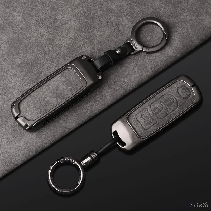 Alloy Car Key Case Protector Shell For Mazda 3 6 CX-5 CX-9 CX-3 MX-5 Miata CX-30 Weaving Rope Keychain Auto Interior Accessories
Alloy Car Key Case Protector Shell For Mazda 3 6 CX-5 CX-9 CX-3 MX-5 Miata CX-30 Weaving Rope Keychain Auto Interior Accessories