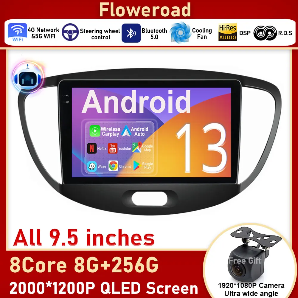 2K Carplay экран для Hyundai i10 2007 - 2013 автомобильное радио, мультимедийный видеоплеер, навигация, стерео, GPS, Android No 2din 2 din TV
2K Carplay экран для Hyundai i10 2007 - 2013 автомобильное радио, мультимедийный видеоплеер, навигация, стерео, GPS, Android No 2din 2 din TV