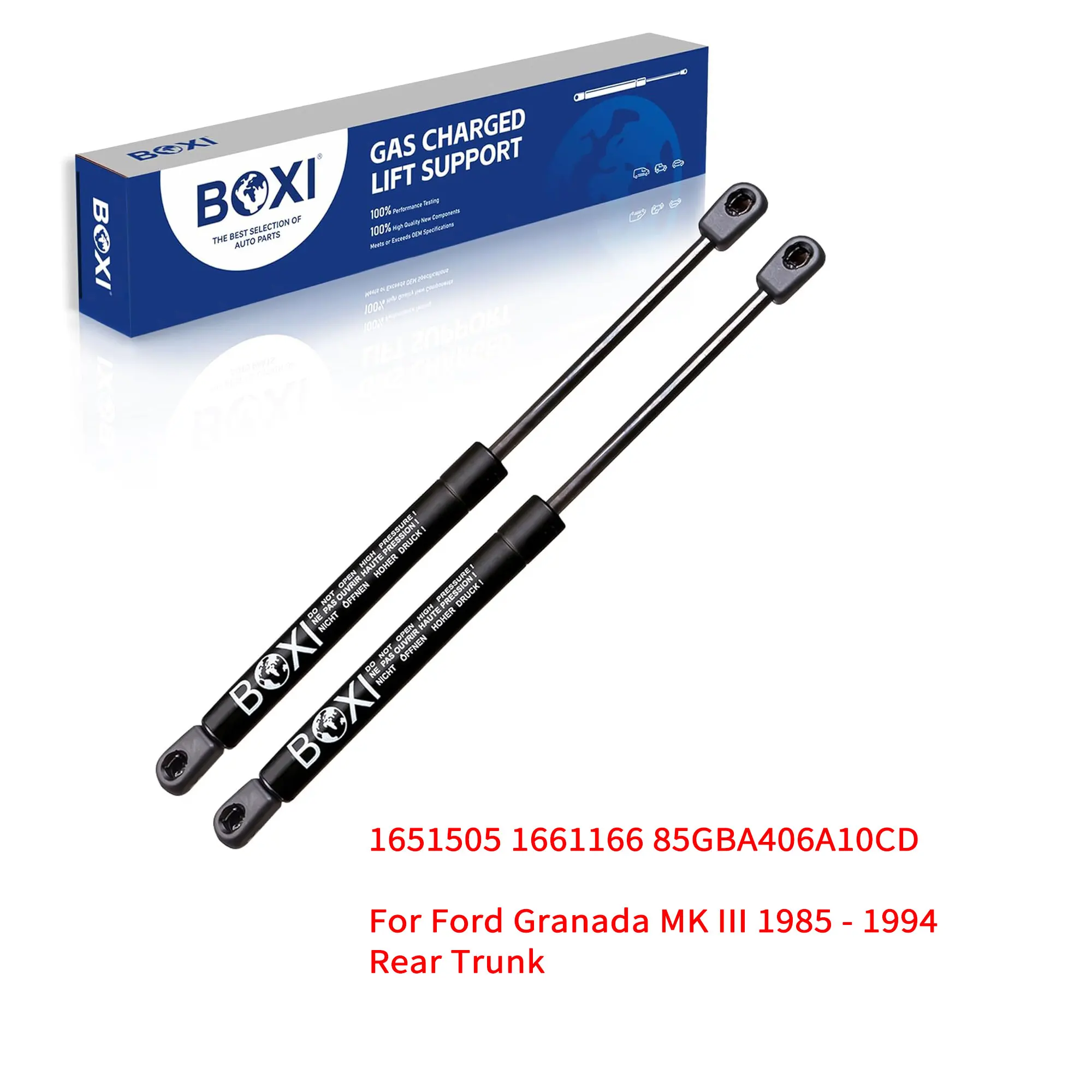 2Pcs Rear Trunk Damper Shock 1651505 1661166 85GBA406A10CD Lift Support Prop For Ford Granada MK III 1985 - 1994 Boot Gas Spring
2Pcs Rear Trunk Damper Shock 1651505 1661166 85GBA406A10CD Lift Support Prop For Ford Granada MK III 1985 - 1994 Boot Gas Spring