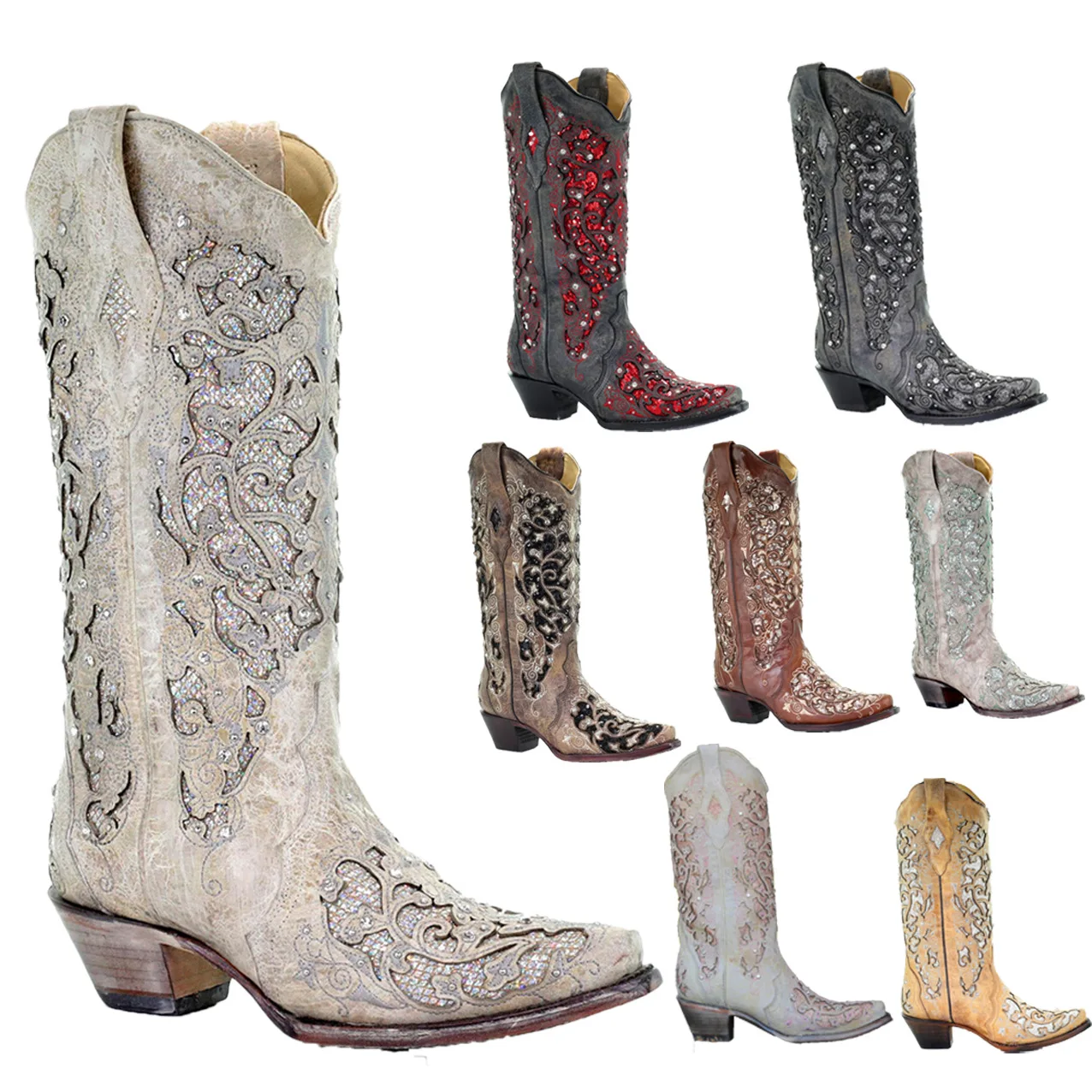 Retro Pointed Women's Shoes Embroidered with Ethnic Style High Tube Solid Color Thick Heel Large Size Fashion Boots
Retro Pointed Women's Shoes Embroidered with Ethnic Style High Tube Solid Color Thick Heel Large Size Fashion Boots