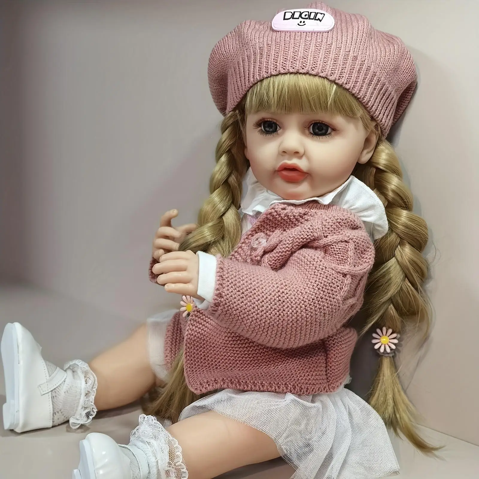 55 см 22 дюйма реалистичное мягкое силиконовое тело реборн кукла для маленьких девочек с длинными каштановыми волосами принцесса рождественские подарки 
55 см 22 дюйма реалистичное мягкое силиконовое тело реборн кукла для маленьких девочек с длинными каштановыми волосами принцесса рождественские подарки