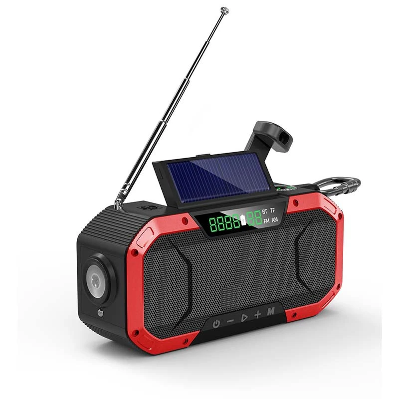 Cross-border Amazon waterproof emergency outdoor speaker radio camping RV Bluetooth speaker multi-band high sensitivity
Cross-border Amazon waterproof emergency outdoor speaker radio camping RV Bluetooth speaker multi-band high sensitivity