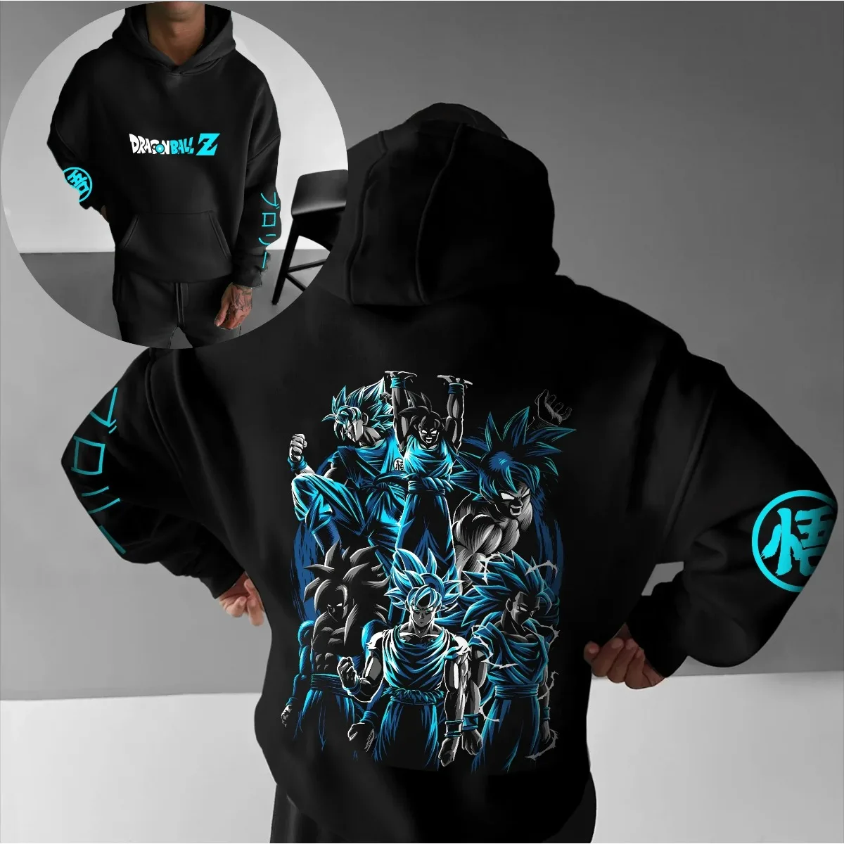 Dragon Ball 2025 Гоку Супер Сайян Бог Толстовка Мужская Черно-Белая Назад Принт Японский Рукав Тексту Уличная Мода Повседневная Косплей
Dragon Ball 2025 Гоку Супер Сайян Бог Толстовка Мужская Черно-Белая Назад Принт Японский Рукав Тексту Уличная Мода Повседневная Косплей