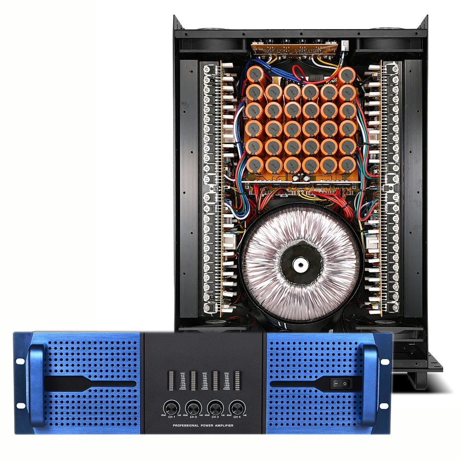 3U 4 Channel Power Amplifier, 4x1300W, Class H Stereo, Bass Sound Audio System, Stage Performance, Professional Amplifier, Hot S
3U 4 Channel Power Amplifier, 4x1300W, Class H Stereo, Bass Sound Audio System, Stage Performance, Professional Amplifier, Hot S