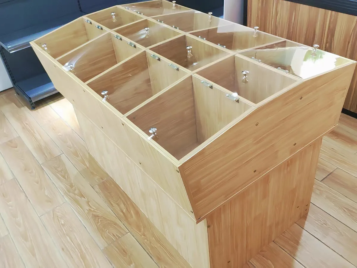 Шкаф-витрина для сухофруктов, деревянная полка для супермаркета, ведро для риса, ведро для риса, полка для закусок, оптовый шкаф
Шкаф-витрина для сухофруктов, деревянная полка для супермаркета, ведро для риса, ведро для риса, полка для закусок, оптовый шкаф