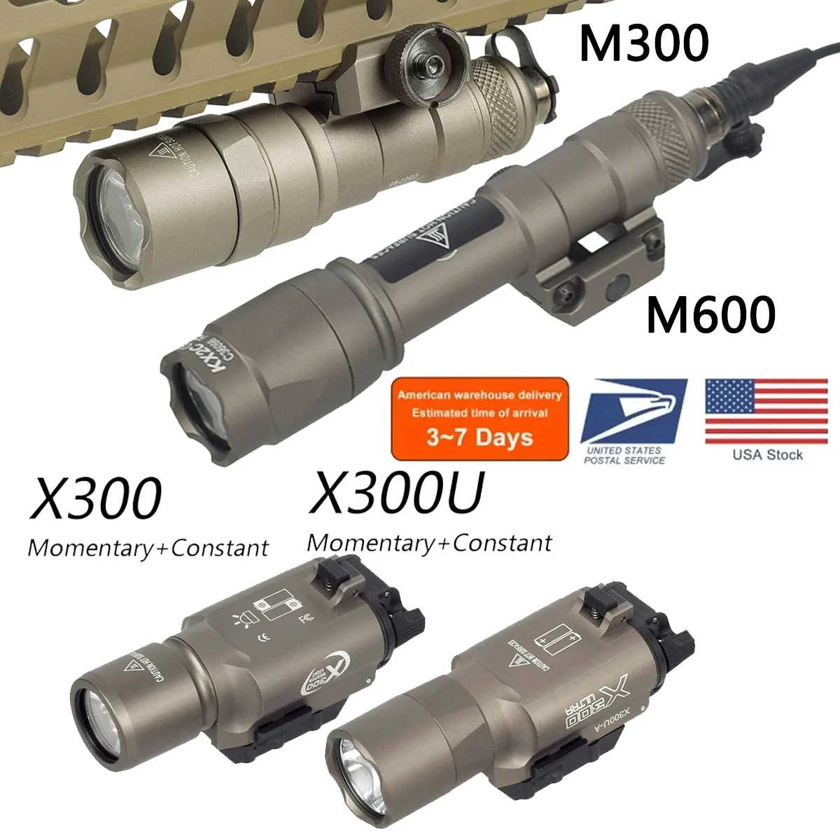 Tactical Surefire M300 M600 X300 Weapon Gun Light Remote Pressure Switch LED Flashlight Torch Airsoft AR15 Hunting Rifle Lantern
Tactical Surefire M300 M600 X300 Weapon Gun Light Remote Pressure Switch LED Flashlight Torch Airsoft AR15 Hunting Rifle Lantern