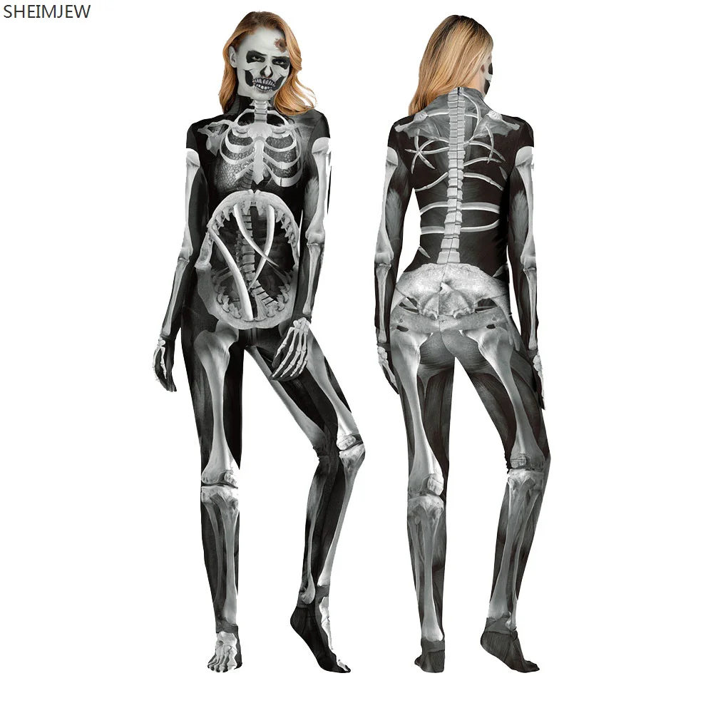 2024 Halloween 3D Print Sexy Bodysuits Women Long Sleeve Cosplay New Party Tight Skull Sox jumpsuits
2024 Halloween 3D Print Sexy Bodysuits Women Long Sleeve Cosplay New Party Tight Skull Sox jumpsuits