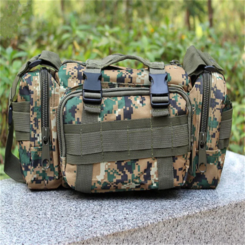 Fashion Camouflage Men Waist Bag Waist Pack Canvas Camera Single Shoulder Multi Funcational Messager Bag
Fashion Camouflage Men Waist Bag Waist Pack Canvas Camera Single Shoulder Multi Funcational Messager Bag