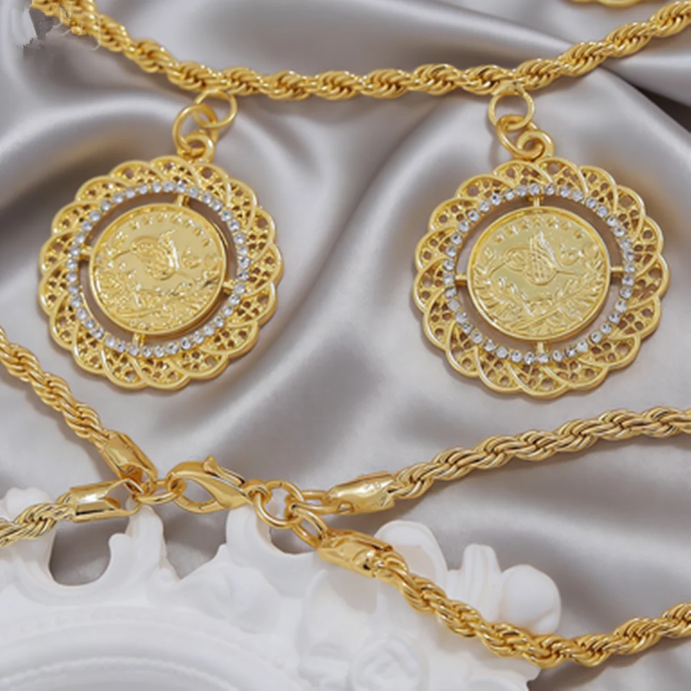 Arabian Gold Plated Bride Necklace with Hollow Silver Coin Tassel Wedding Performance Accessory Pendant
Arabian Gold Plated Bride Necklace with Hollow Silver Coin Tassel Wedding Performance Accessory Pendant