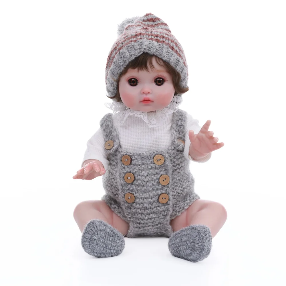 2pcs Cloveray 18 inch Full Body Soft Vinyl Realistic Reborn Baby Doll Super Cute Vvinyl Doll Handmade High-quality Toy Kid Gift
2pcs Cloveray 18 inch Full Body Soft Vinyl Realistic Reborn Baby Doll Super Cute Vvinyl Doll Handmade High-quality Toy Kid Gift