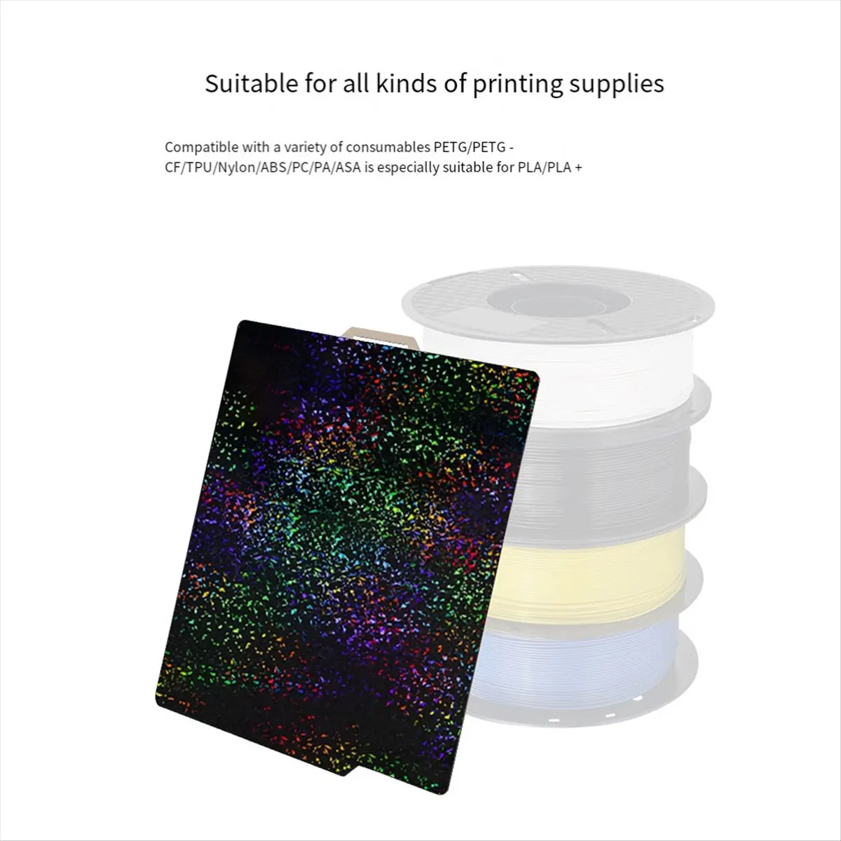 L70A For Bambu Lab X1 P1S P1P Build Plate PEY and PEI 257x257mm Sheet Double Side Coating Heatbed 3D Printer Accessories
L70A For Bambu Lab X1 P1S P1P Build Plate PEY and PEI 257x257mm Sheet Double Side Coating Heatbed 3D Printer Accessories
