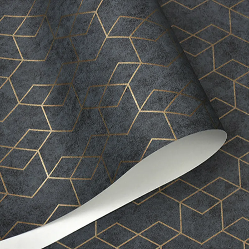 Dark Grey Luxury Geometric Wallpaper Roll Black Gray Wall Paper Modern Design Bedroom Living Room Background Home Wall Decor
Dark Grey Luxury Geometric Wallpaper Roll Black Gray Wall Paper Modern Design Bedroom Living Room Background Home Wall Decor