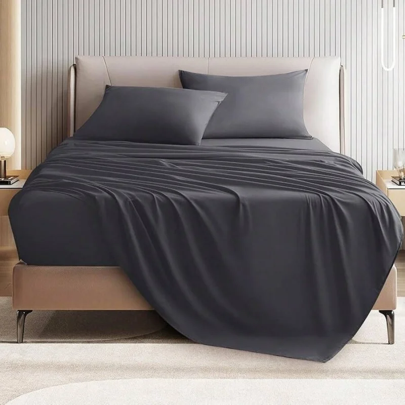 Size 4 Piece Set - Ultra Imitation Cotton-Premium Breathable & Cooling Sheets
Size 4 Piece Set - Ultra Imitation Cotton-Premium Breathable & Cooling Sheets