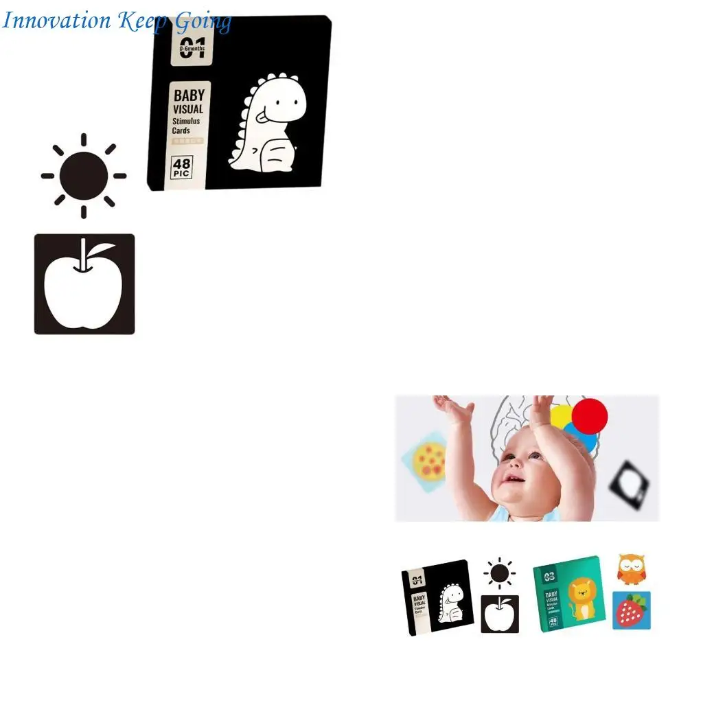 E65C Baby Flash Cards High Contrast Baby Toy Black and White Cards Sensory Newborn Gift for Babies Development
E65C Baby Flash Cards High Contrast Baby Toy Black and White Cards Sensory Newborn Gift for Babies Development