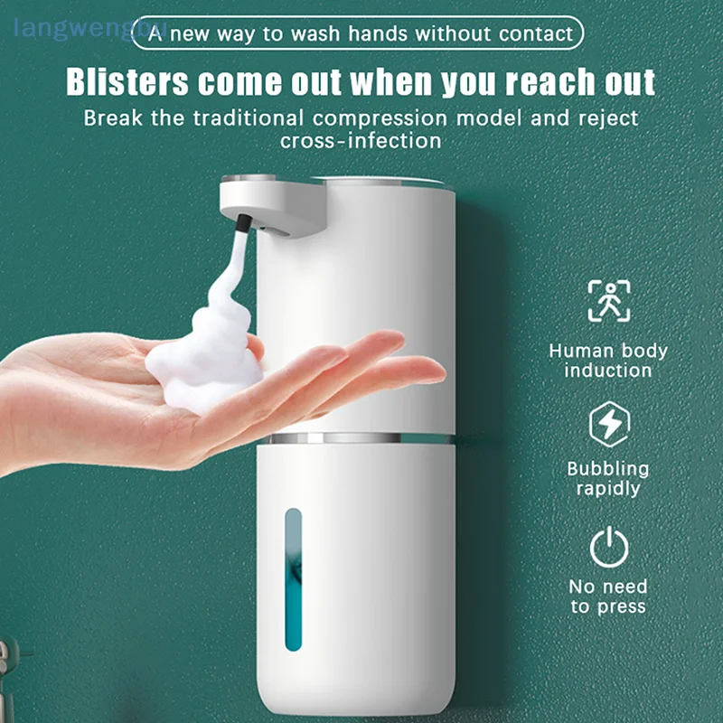 Automatic Soap Dispenser Touchless Foaming Soap Dispenser 380ml USB Rechargeable Electric 4 Level Adjustable Foam Soap Dispenser
Automatic Soap Dispenser Touchless Foaming Soap Dispenser 380ml USB Rechargeable Electric 4 Level Adjustable Foam Soap Dispenser