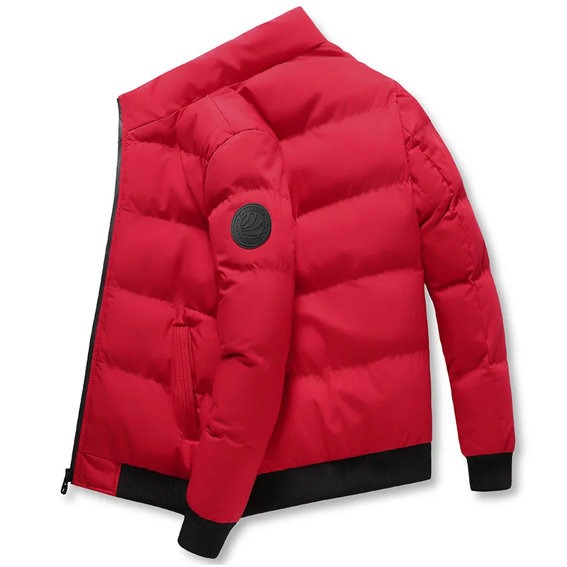 Autumn Winter Men's Slim Fit Stand Collar Down Cotton Jacket Fashion Casual Handsome Thick Cold Resistant Warm Padded Jacket
Autumn Winter Men's Slim Fit Stand Collar Down Cotton Jacket Fashion Casual Handsome Thick Cold Resistant Warm Padded Jacket