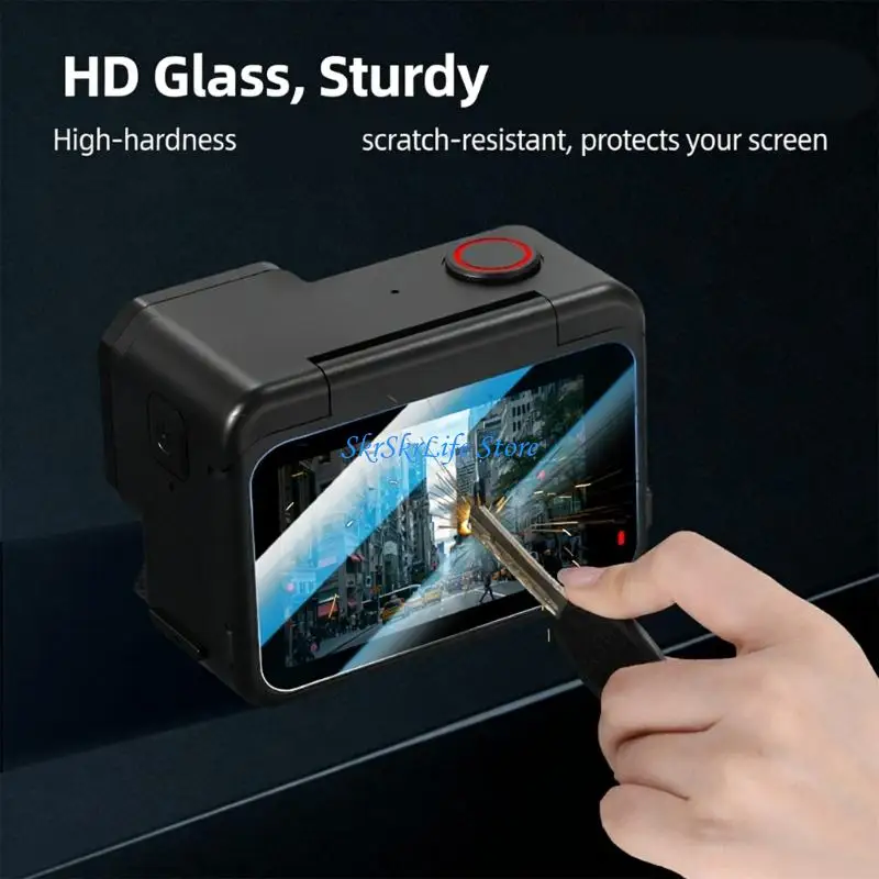 E65E Clear Tempered Glass Protector for Action Camera LCD Display Hardness High Sensitivity
E65E Clear Tempered Glass Protector for Action Camera LCD Display Hardness High Sensitivity