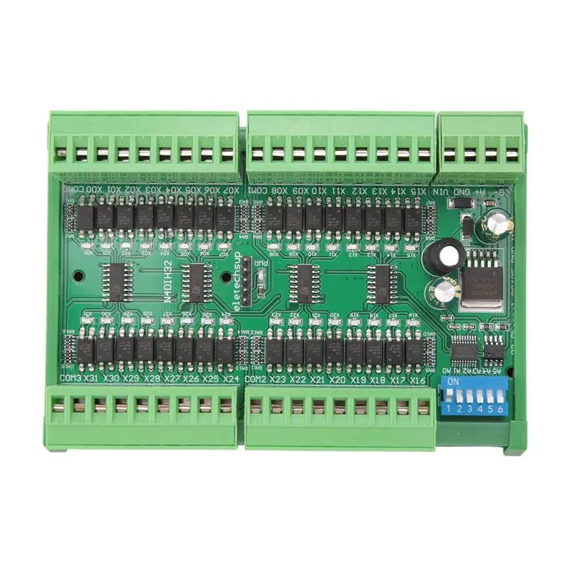 A13E-32Ch Isolated Digital Input RS485 Modbus Rtu Controller DC 12V 24V PLC Switch Quantity Acquisition Board
A13E-32Ch Isolated Digital Input RS485 Modbus Rtu Controller DC 12V 24V PLC Switch Quantity Acquisition Board