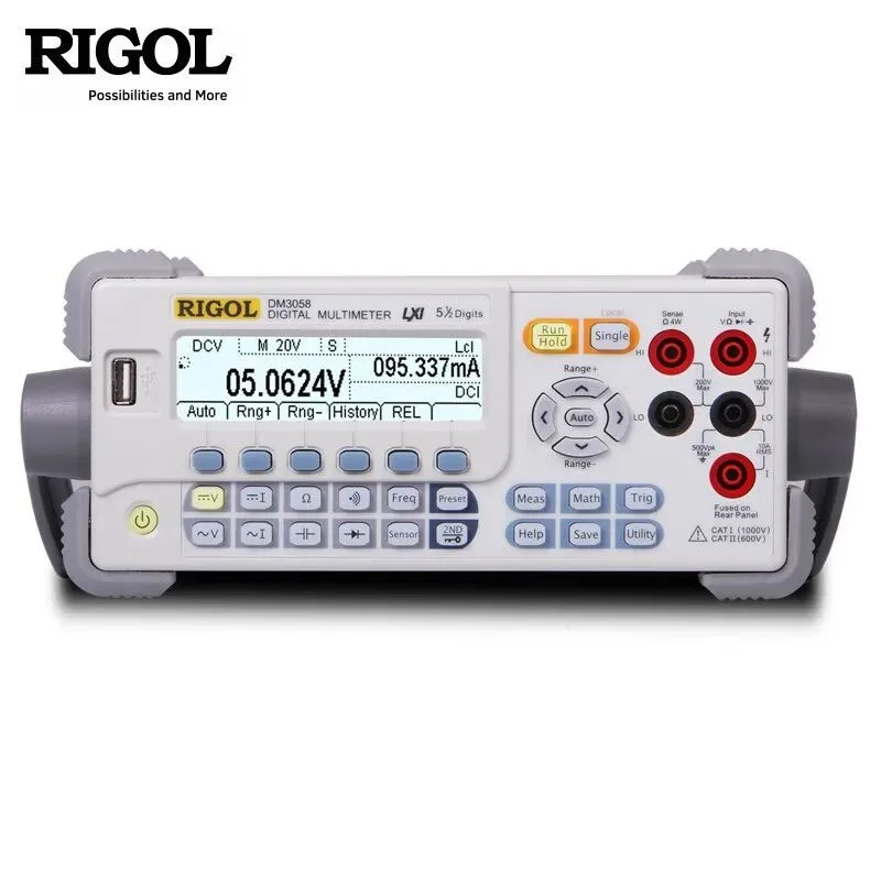 Оригинальный новый RIGOL DM3068 6,5-значный цифровой мультиметр TRMS 0,0035% DCV Точность 10000 частот считывания
Оригинальный новый RIGOL DM3068 6,5-значный цифровой мультиметр TRMS 0,0035% DCV Точность 10000 частот считывания