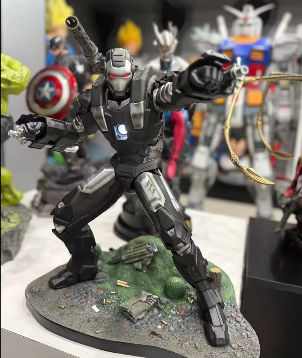 Большой размер военной машины, всего тела, Железный человек, фигурка из смолы, светящийся Marvel, украшение для рабочего стола, подарок на день рождения для фанатов
Большой размер военной машины, всего тела, Железный человек, фигурка из смолы, светящийся Marvel, украшение для рабочего стола, подарок на день рождения для фанатов