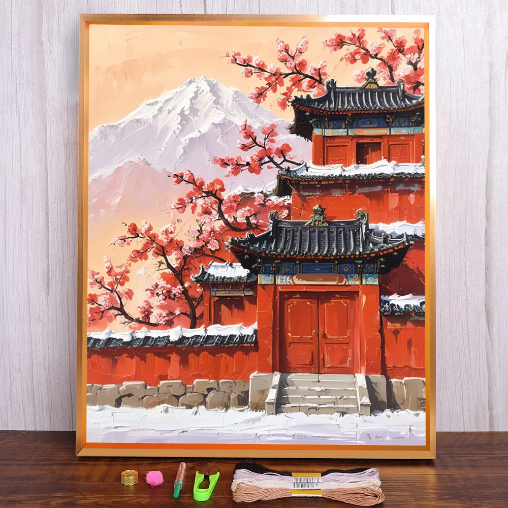 Forbidden City In Winter Printed 11CT Cross-Stitch Full Kit Embroidery Handiwork Needlework Hobby Sewing Stamped Design Package
Forbidden City In Winter Printed 11CT Cross-Stitch Full Kit Embroidery Handiwork Needlework Hobby Sewing Stamped Design Package