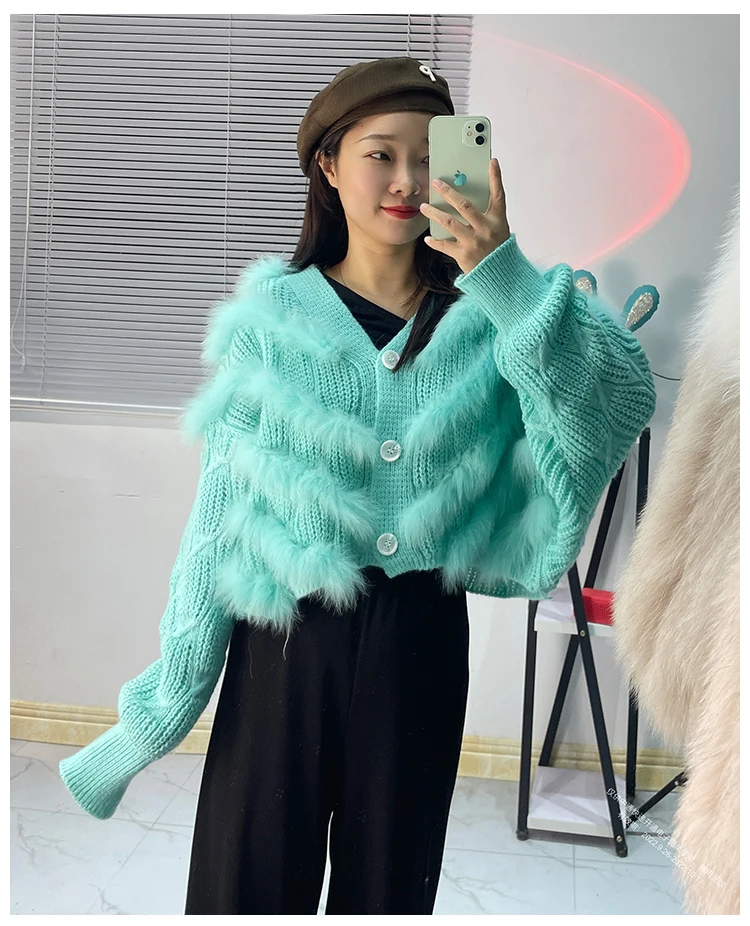 2023 New Women Spring Purple Sweater Thin Real Fox Fur Outside Decoration Oversize Loose Lady's Fashion Thin Sweater Coat
2023 New Women Spring Purple Sweater Thin Real Fox Fur Outside Decoration Oversize Loose Lady's Fashion Thin Sweater Coat