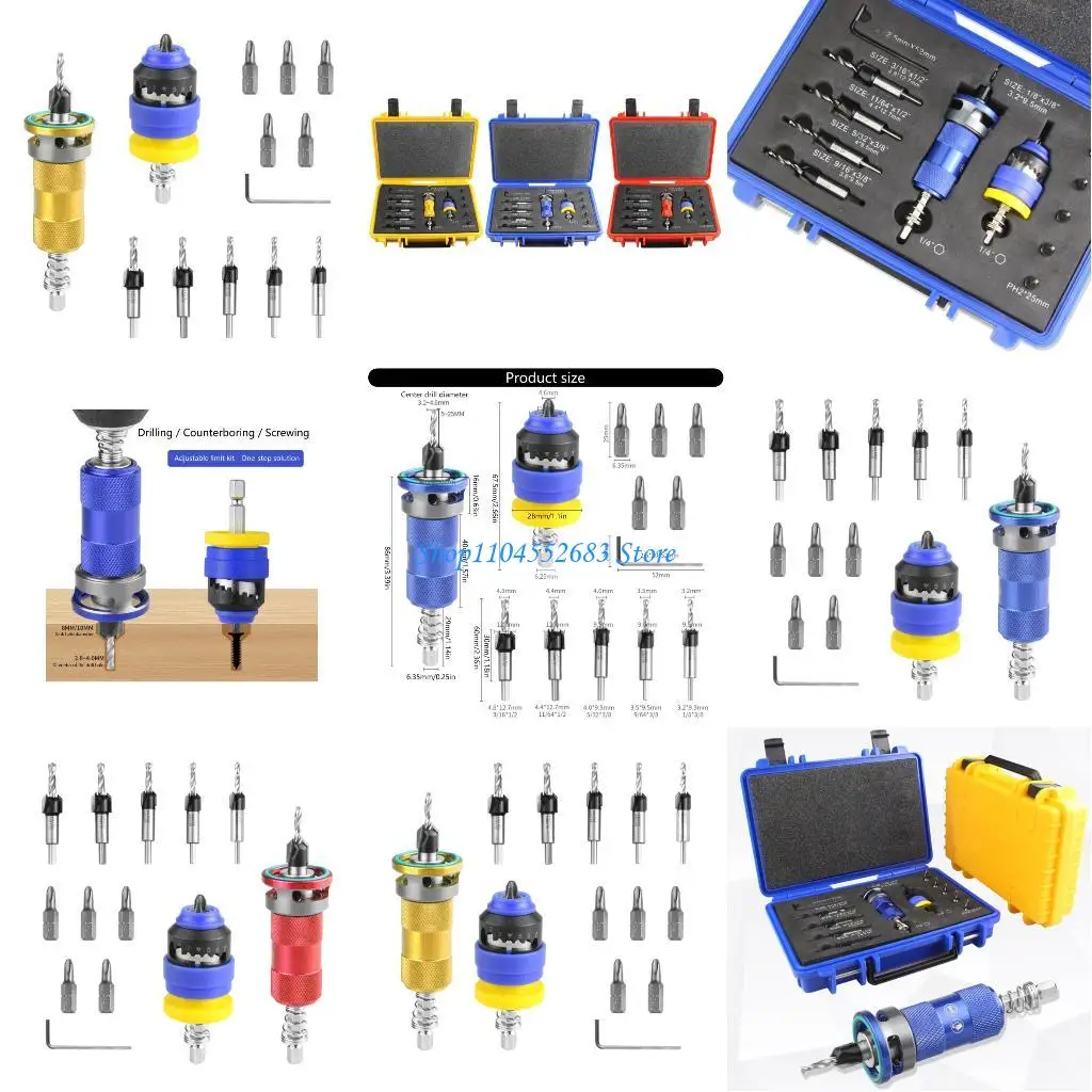 Сверло с цековкой из сплава Y6GD Легкая регулировка глубины Полуавтоматическая работа
Сверло с цековкой из сплава Y6GD Легкая регулировка глубины Полуавтоматическая работа