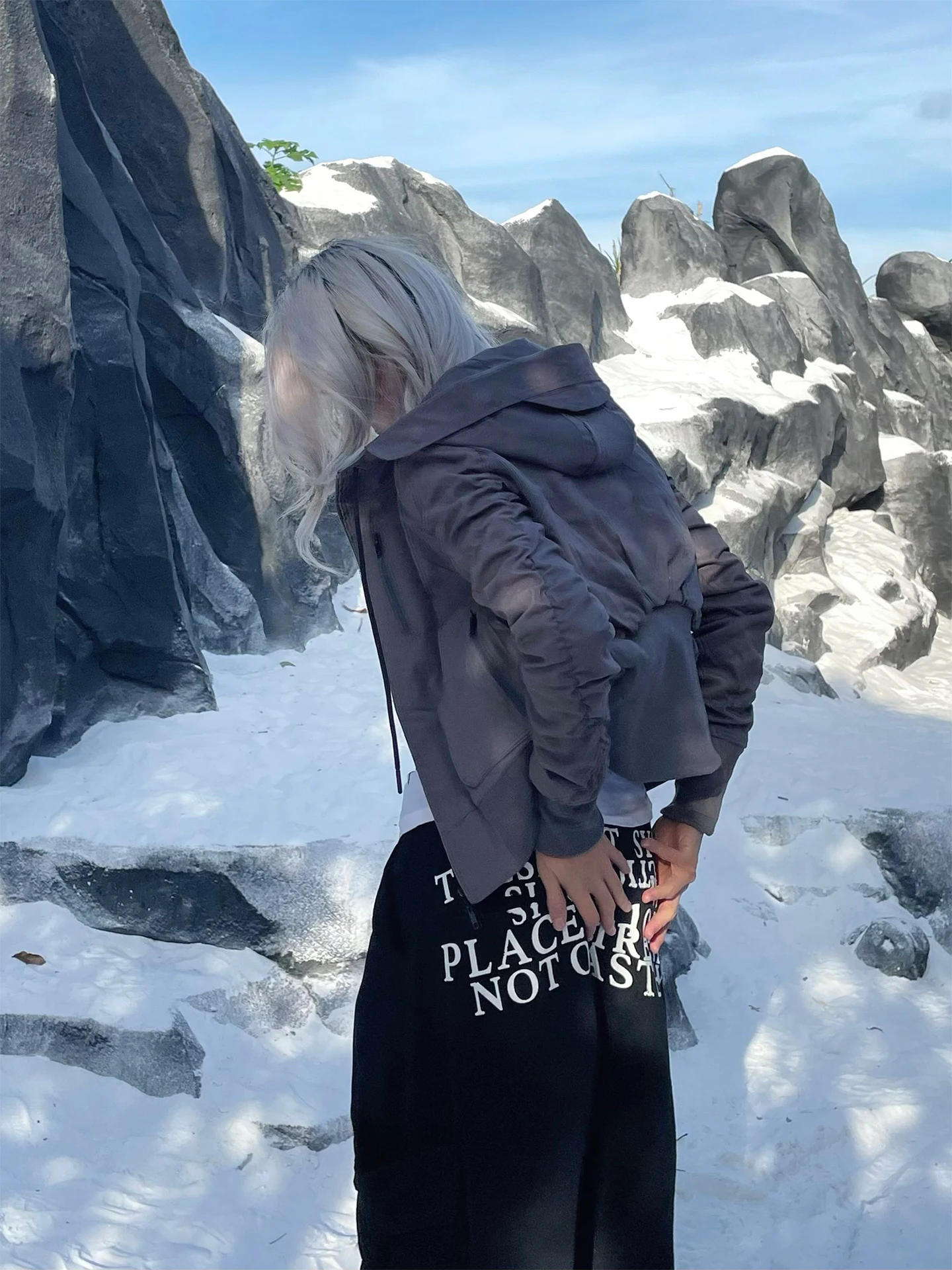 YAMMYUKI Slim Fit Long Sve Hooded Jaet ort Outerwear Women's Faion Design Pleated Slimming Hot Girl Top Polyester Fiber
YAMMYUKI Slim Fit Long Sve Hooded Jaet ort Outerwear Women's Faion Design Pleated Slimming Hot Girl Top Polyester Fiber