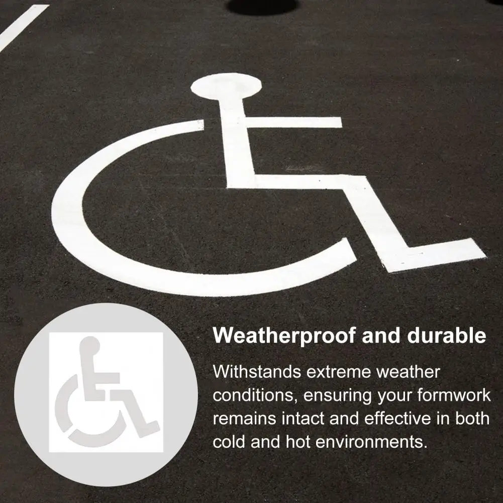 Flexible Parking Template Parking Lot Painting Template Reusable Handicap Parking Lot Stencil Flexible for Garage for Spaces
Flexible Parking Template Parking Lot Painting Template Reusable Handicap Parking Lot Stencil Flexible for Garage for Spaces