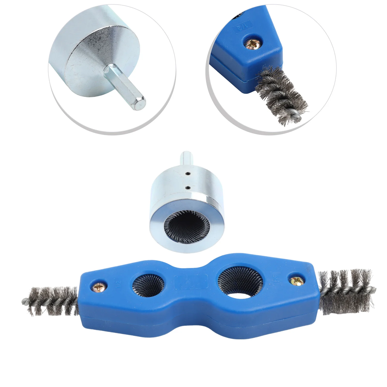 Copper Pipe Cleaner For Drill Bit 15+22mm Pipe Cleaning, Metal Pipe Battery Brush Copper Pipe Pipe Cleaning Brush Accessories
Copper Pipe Cleaner For Drill Bit 15+22mm Pipe Cleaning, Metal Pipe Battery Brush Copper Pipe Pipe Cleaning Brush Accessories