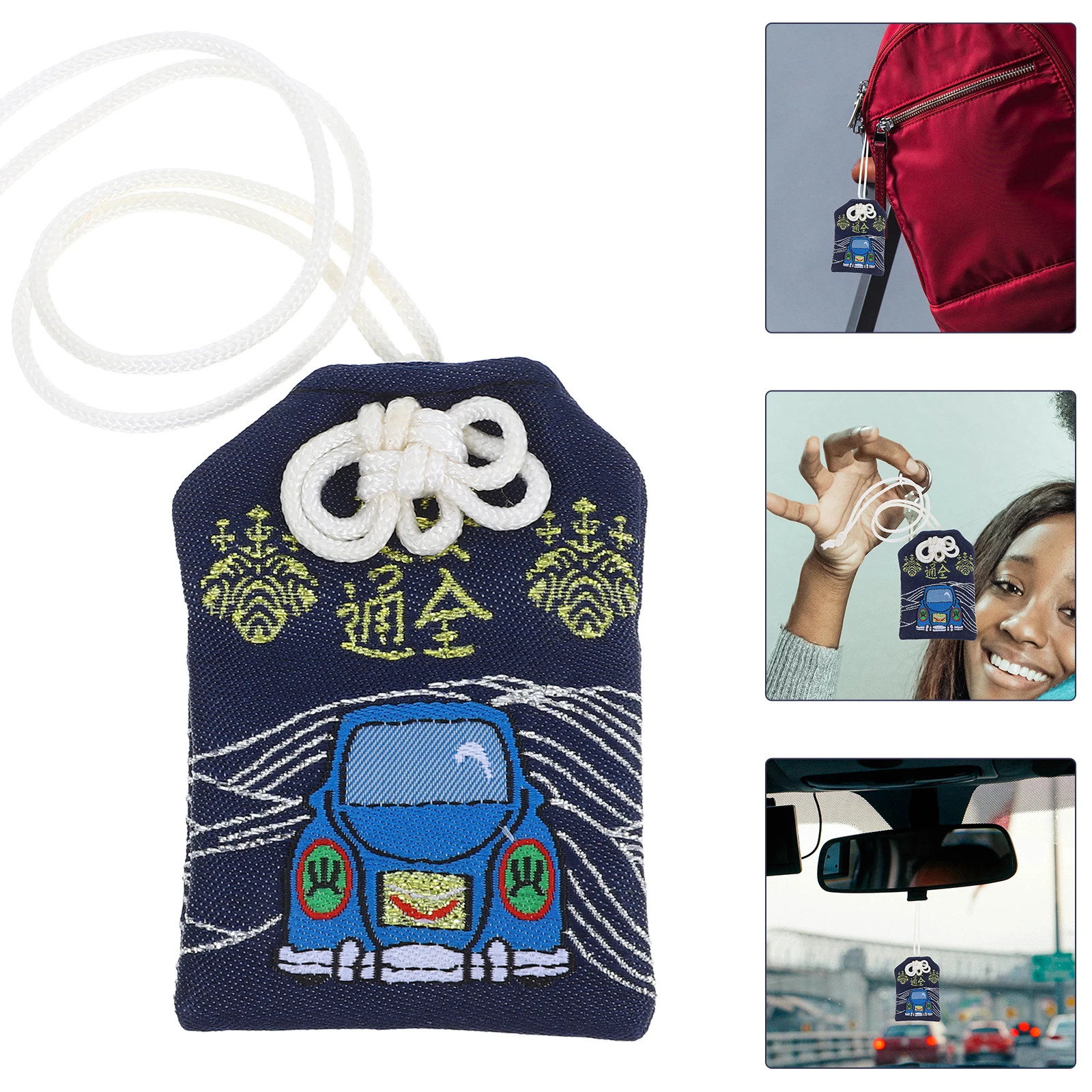 Japanese Good Luck Charms Omamori Amulets for Car Home Bag Blessing Embroidery Traffic Safety Protection
Japanese Good Luck Charms Omamori Amulets for Car Home Bag Blessing Embroidery Traffic Safety Protection