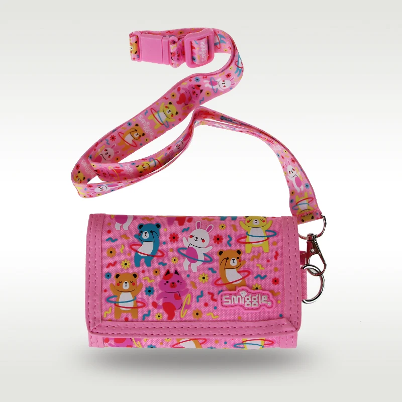 Australia Smiggle Original Children's Wallet Girls Messenger Bag Pink Bear Kawaii Card Holder 5 Inches
Australia Smiggle Original Children's Wallet Girls Messenger Bag Pink Bear Kawaii Card Holder 5 Inches