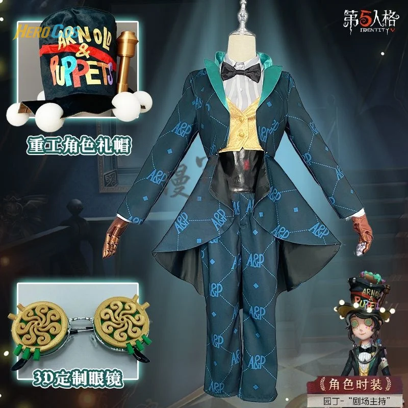 Emma Woods Gardener Cosplay Costume Game Identity Ⅴ Theater Host Halloween Carnival Uniform Anime Clothing Party Suit
Emma Woods Gardener Cosplay Costume Game Identity Ⅴ Theater Host Halloween Carnival Uniform Anime Clothing Party Suit