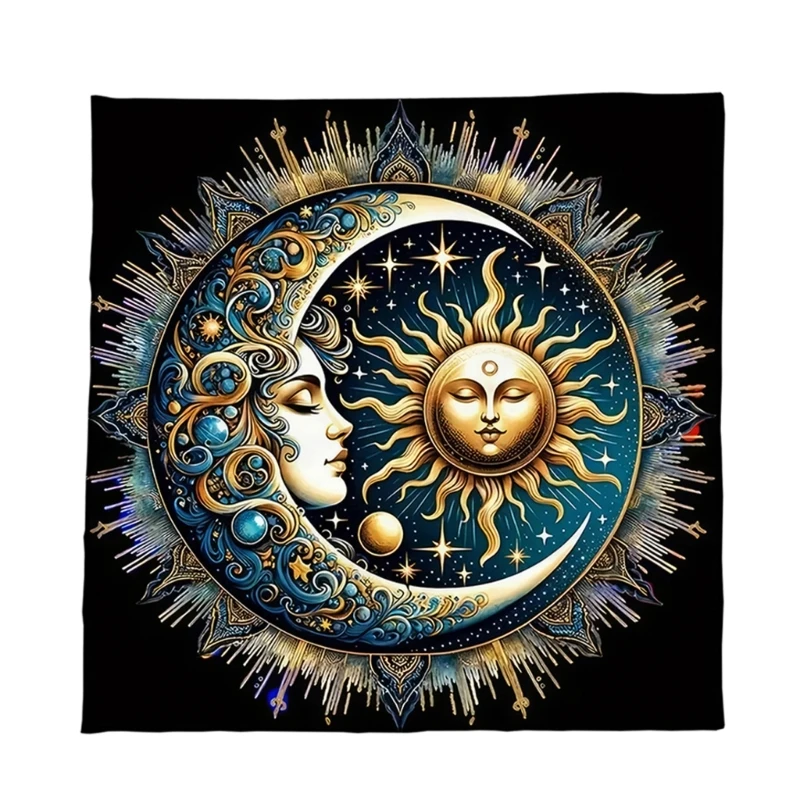 242F Tarots Card Tablecloth Altars Cloth Oracles Divinations Board Game Accessories
242F Tarots Card Tablecloth Altars Cloth Oracles Divinations Board Game Accessories