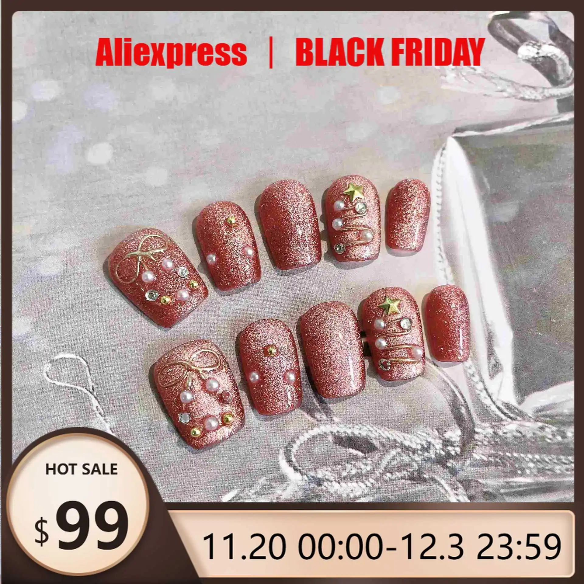 10 шт., пресс для ногтей ручной работы, рождественский бант «кошачий глаз», блестящие типсы для ногтей с полным покрытием для женщин и девочек, съемные носимые ногти
10 шт., пресс для ногтей ручной работы, рождественский бант «кошачий глаз», блестящие типсы для ногтей с полным покрытием для женщин и девочек, съемные носимые ногти