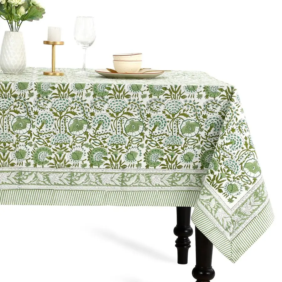 Tablecloth 100 Cotton 60x60 Inch Indian Block Print Square Table Cover, Table Cloth for Weddings, Spring Summer, Barbeque Agate
Tablecloth 100 Cotton 60x60 Inch Indian Block Print Square Table Cover, Table Cloth for Weddings, Spring Summer, Barbeque Agate